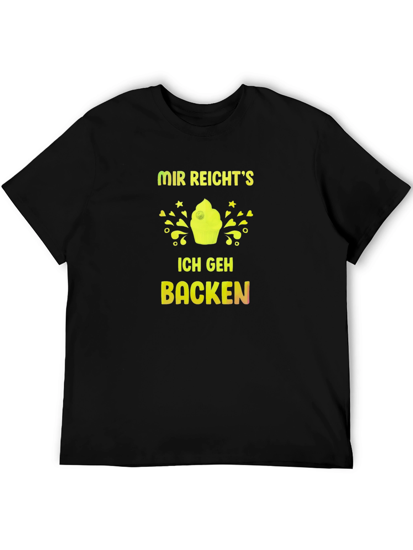 Mir Reichts Ich Geh Backen Black T-Shirt