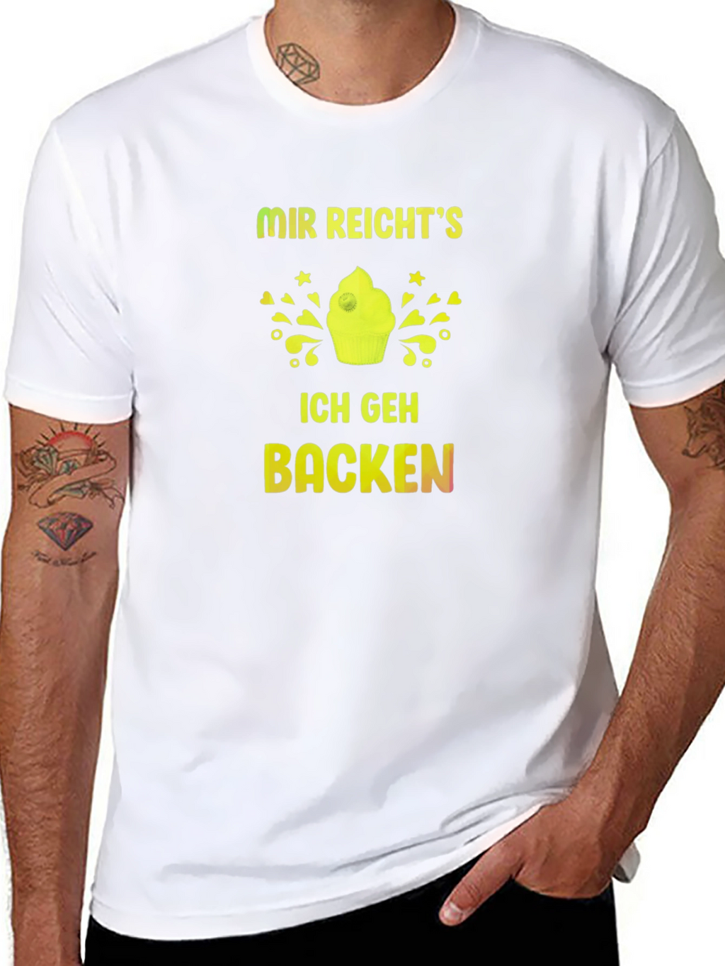 Mir Reichts Ich Geh Backen Black T-Shirt