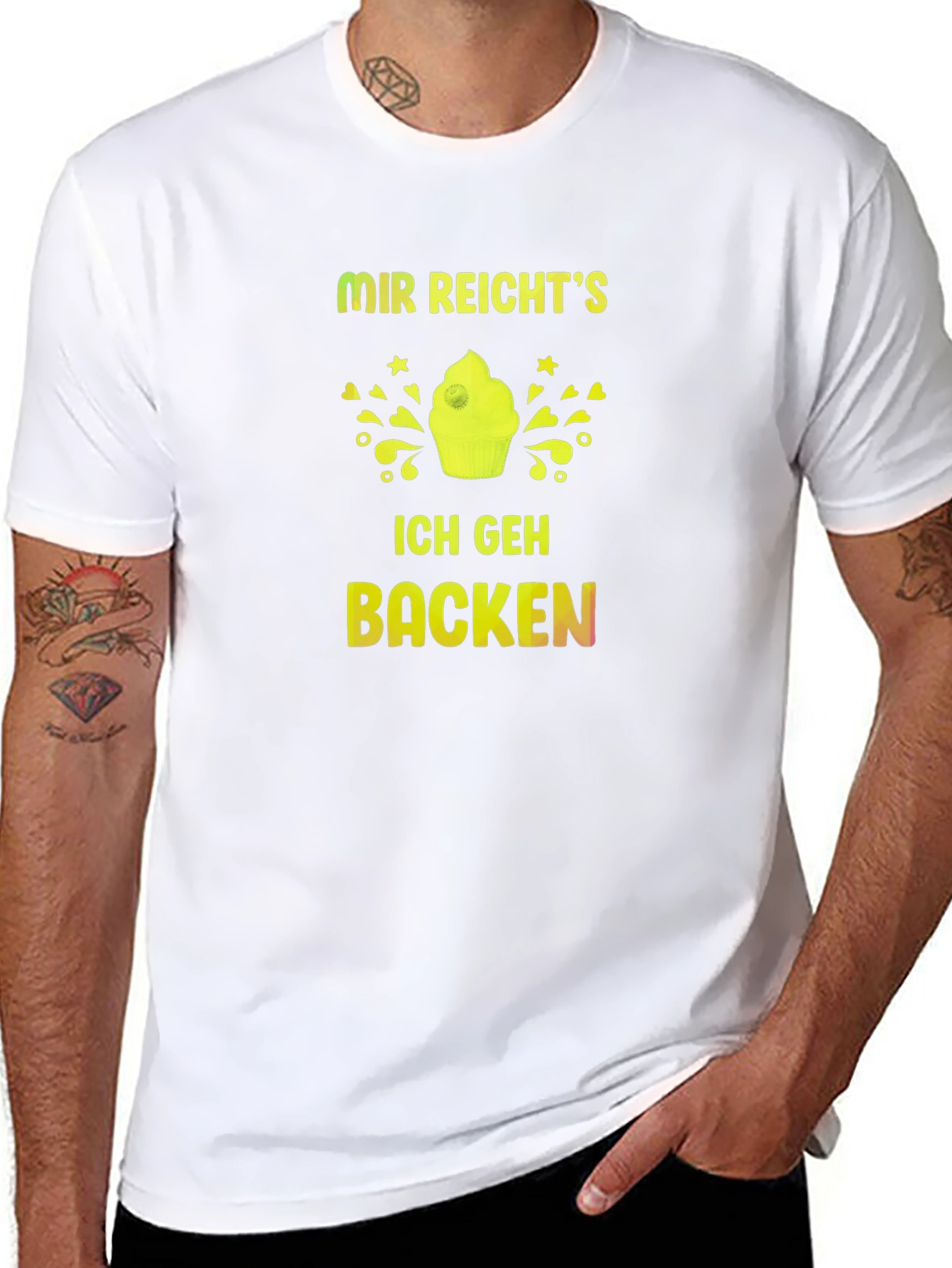 Mir Reichts Ich Geh Backen Black T-Shirt