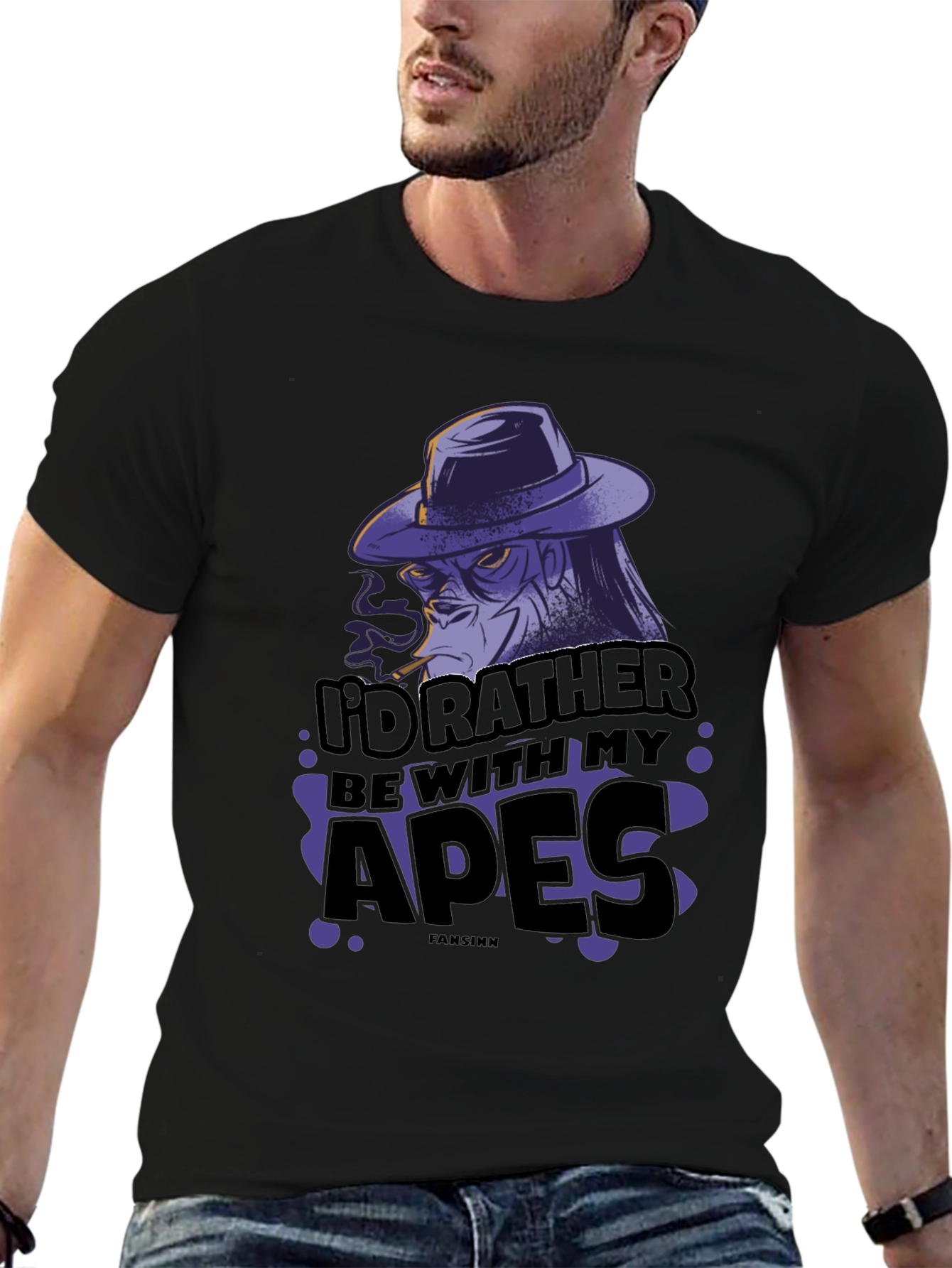 Ape Mafia T-Shirt - Id Rather Be With My Apes