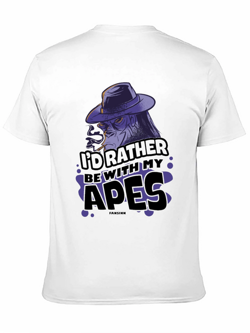 Ape Mafia T-Shirt - Id Rather Be With My Apes