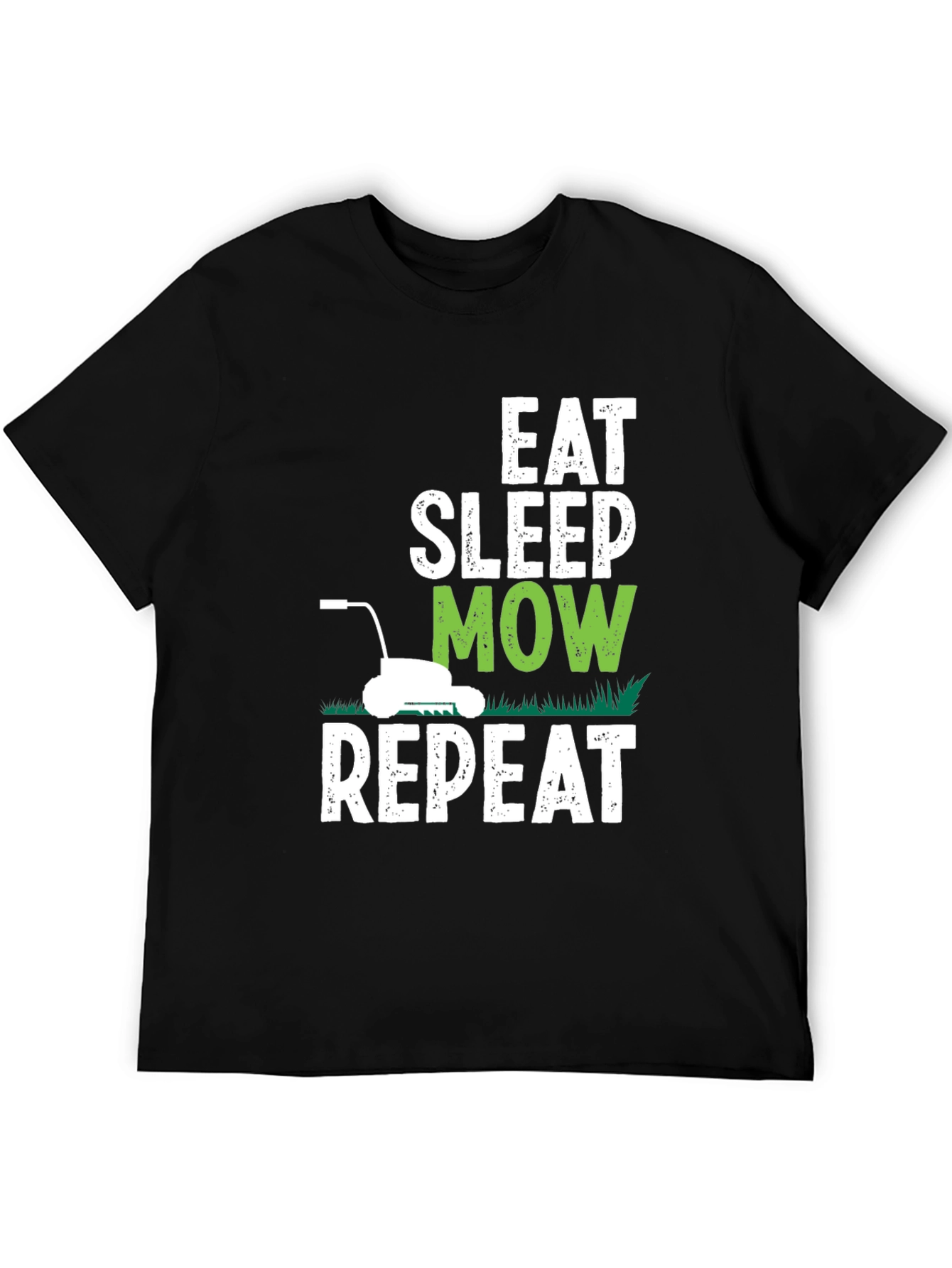 Eat Sleep Mow Repeat Graphic T-Shirt