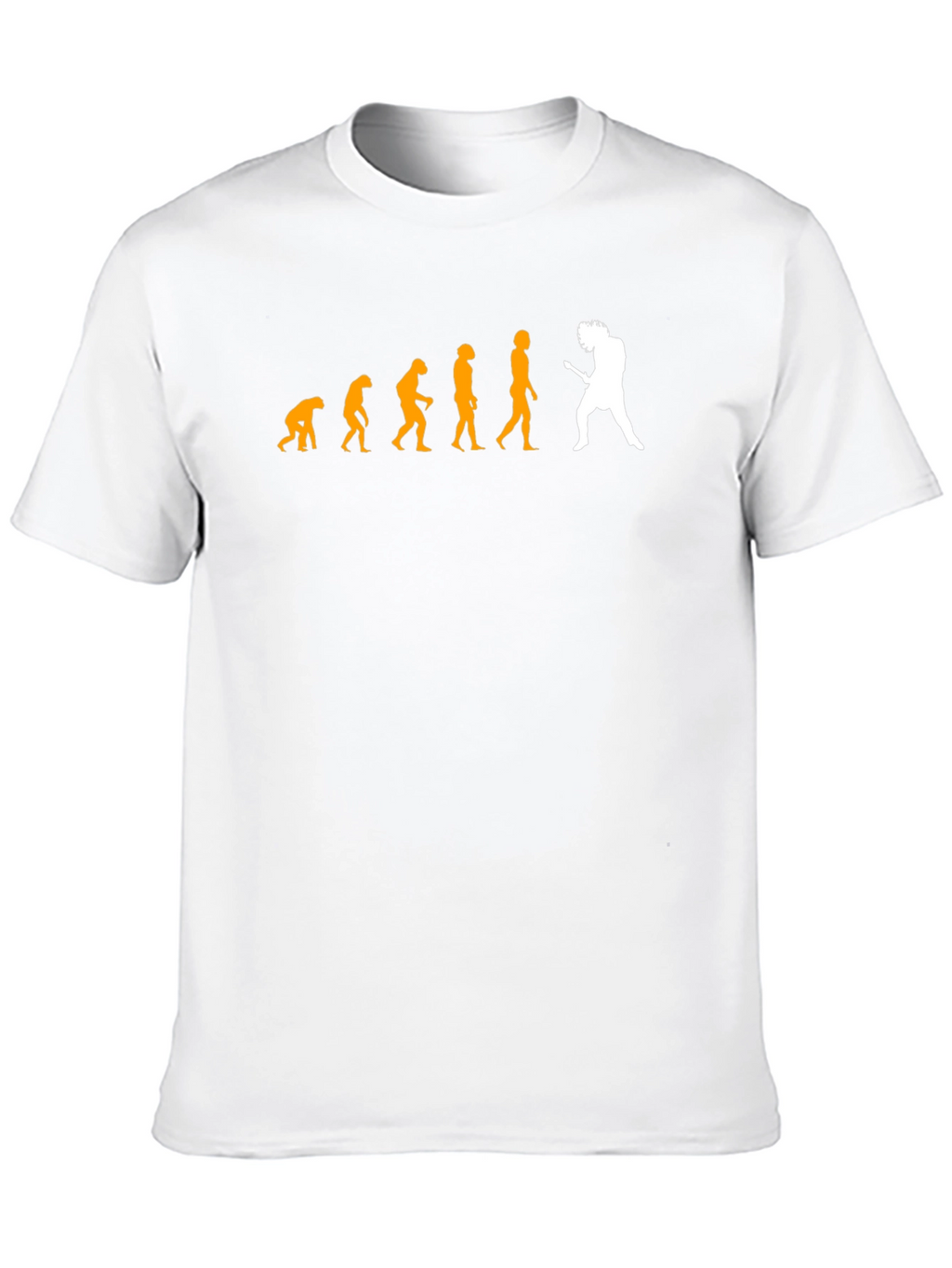 Evolution of Rock T-Shirt - Black Cotton Blend