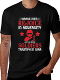 Brave Men Rejoice T-Shirt - Military Tribute
