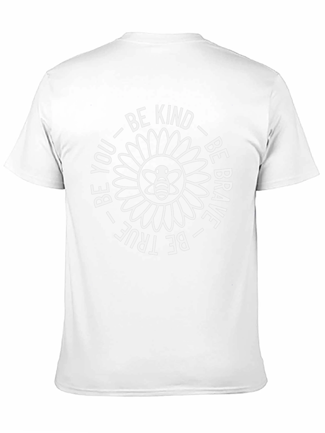 Be Kind Bee Graphic Tee - Black Cotton T-Shirt