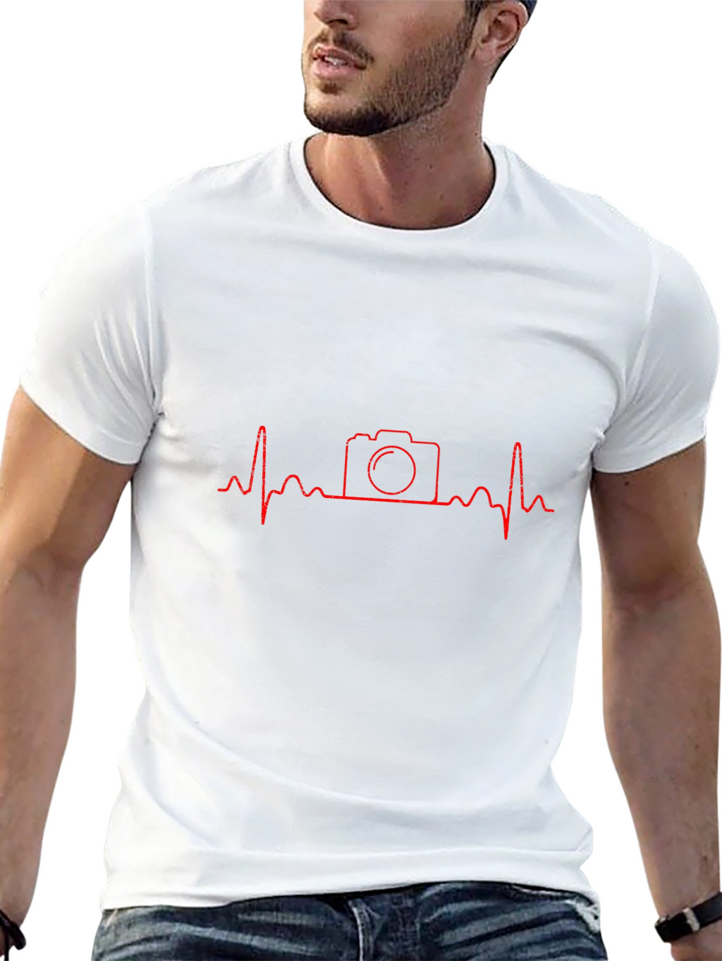 Photographer Heartbeat T-Shirt