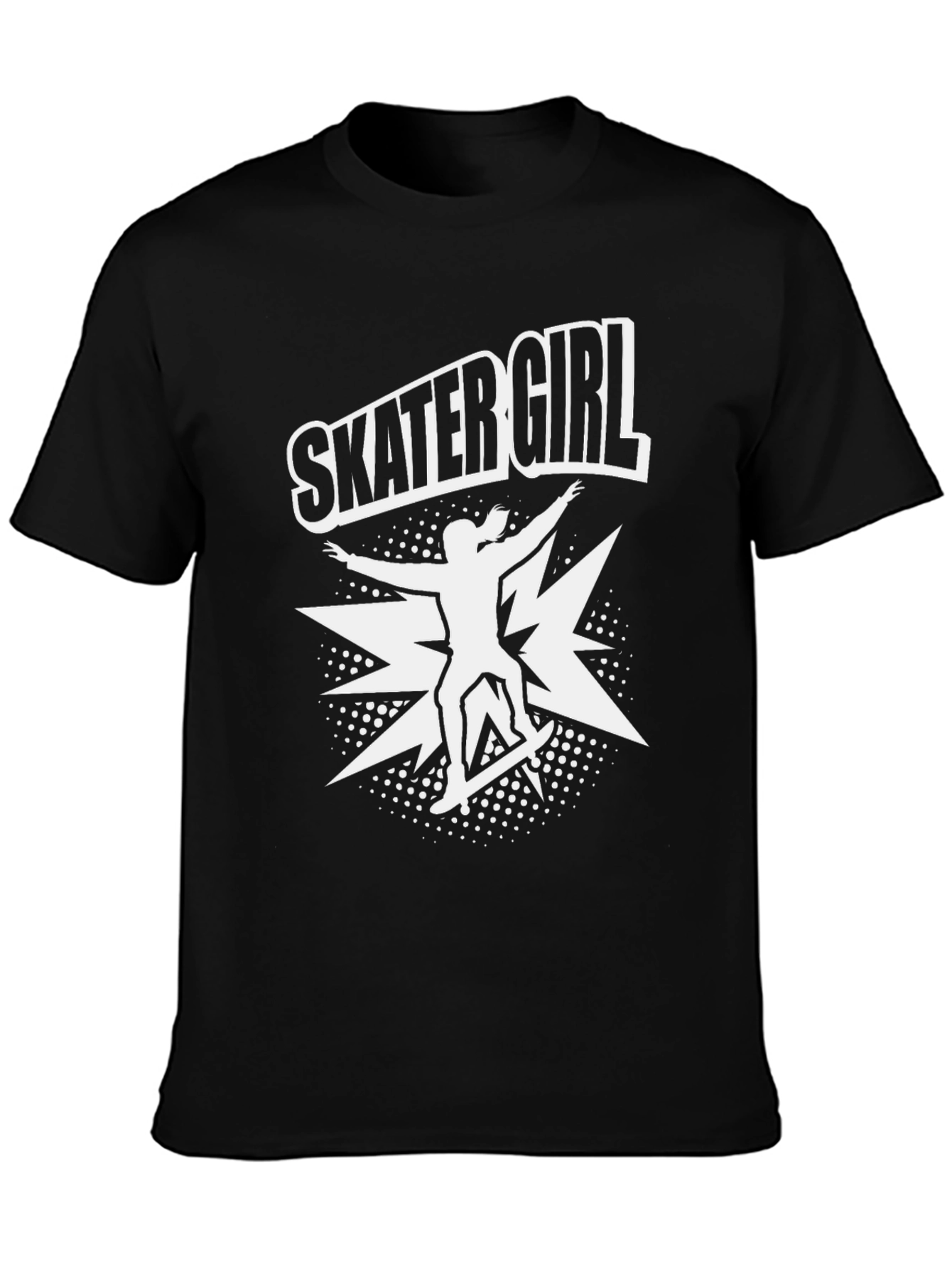 Skater Girl T-Shirt - Cool Graphic Tee for Skateboarding Fans