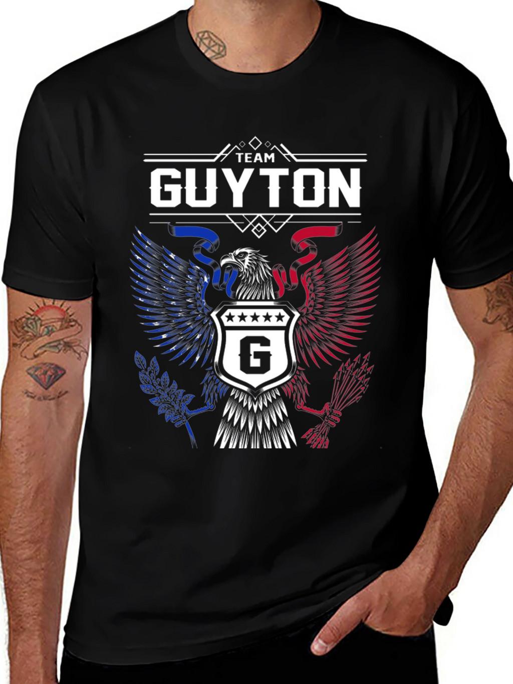 Team Guyton Eagle Crest Graphic T-Shirt