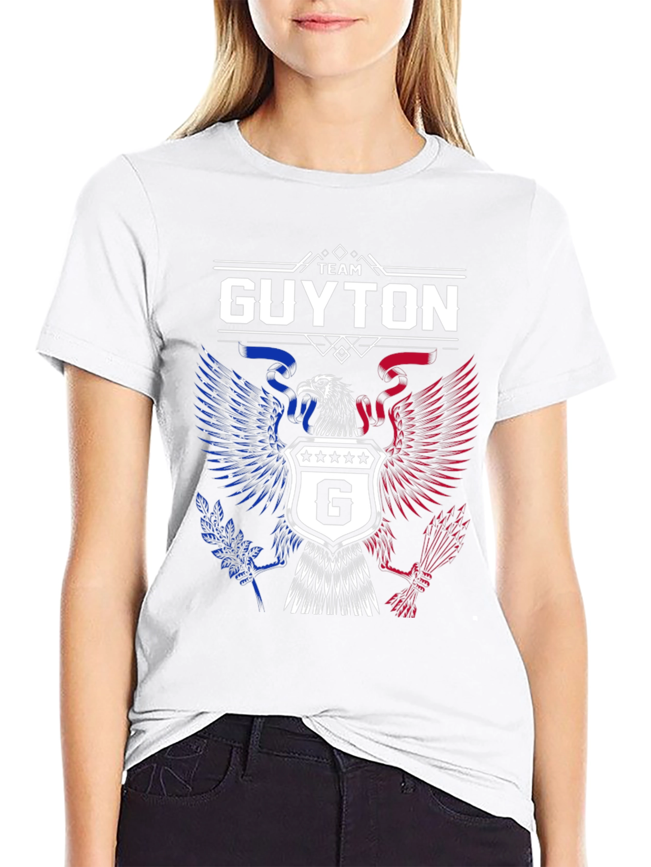 Team Guyton Eagle Crest Graphic T-Shirt