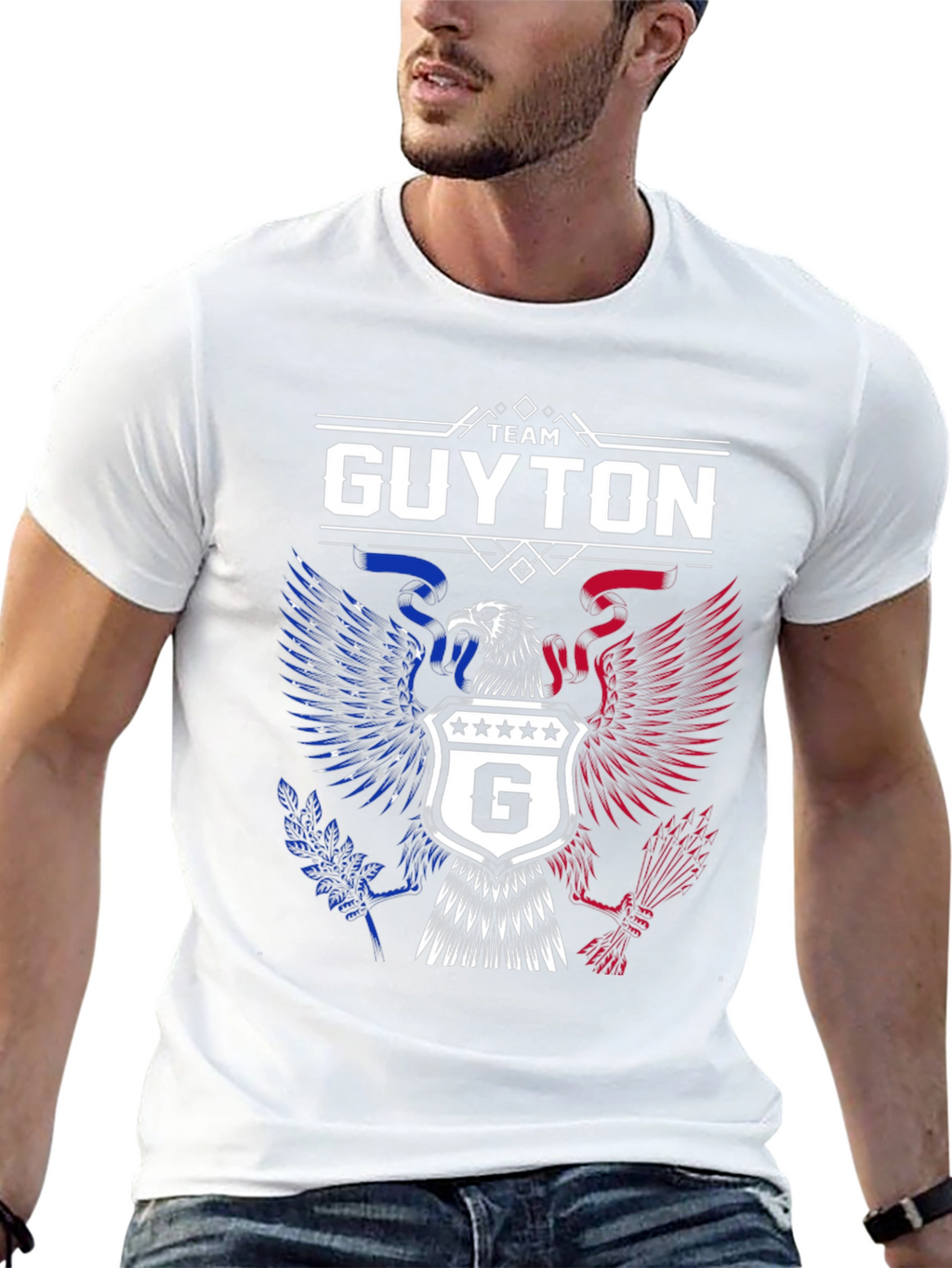 Team Guyton Eagle Crest Graphic T-Shirt