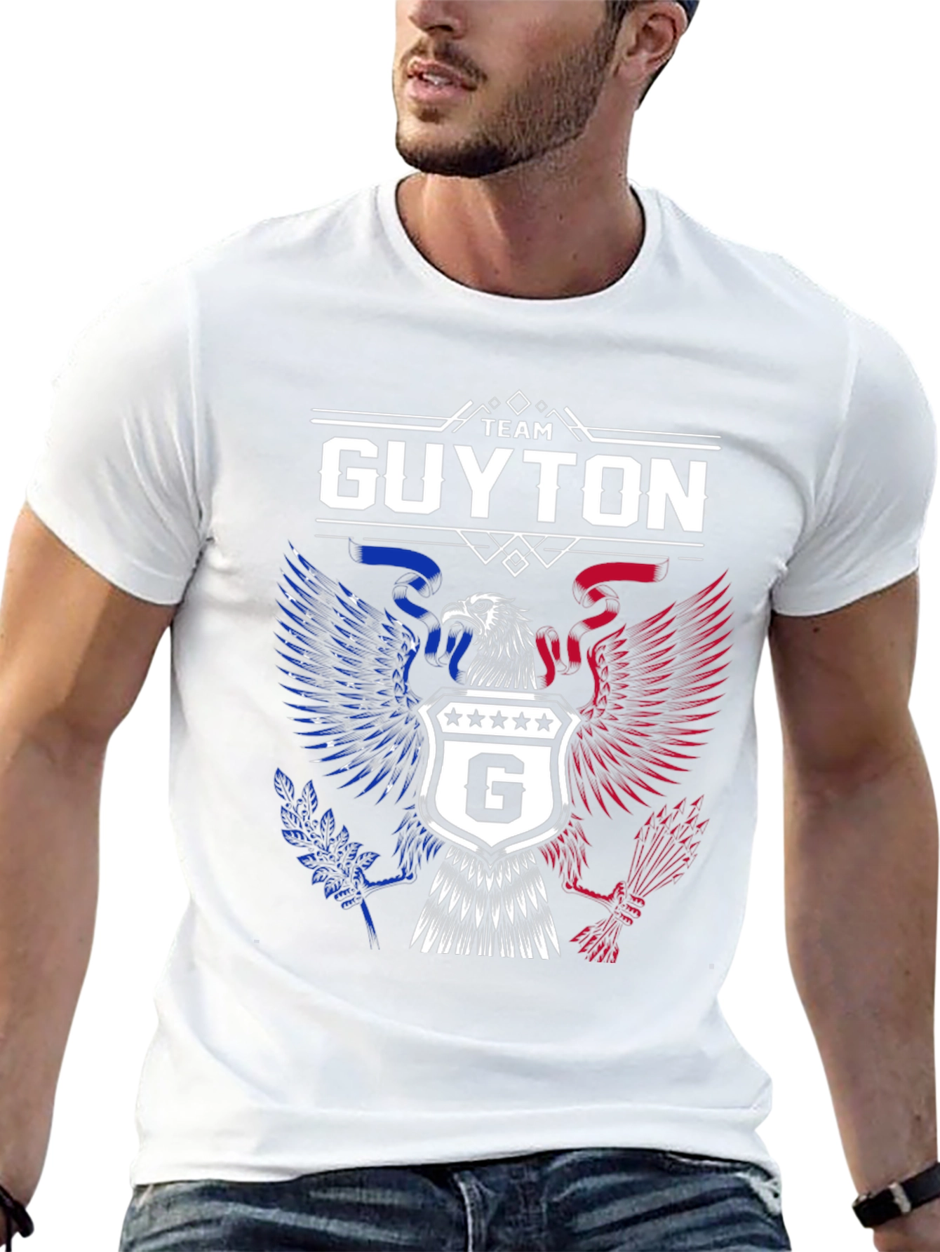 Team Guyton Eagle Crest Graphic T-Shirt