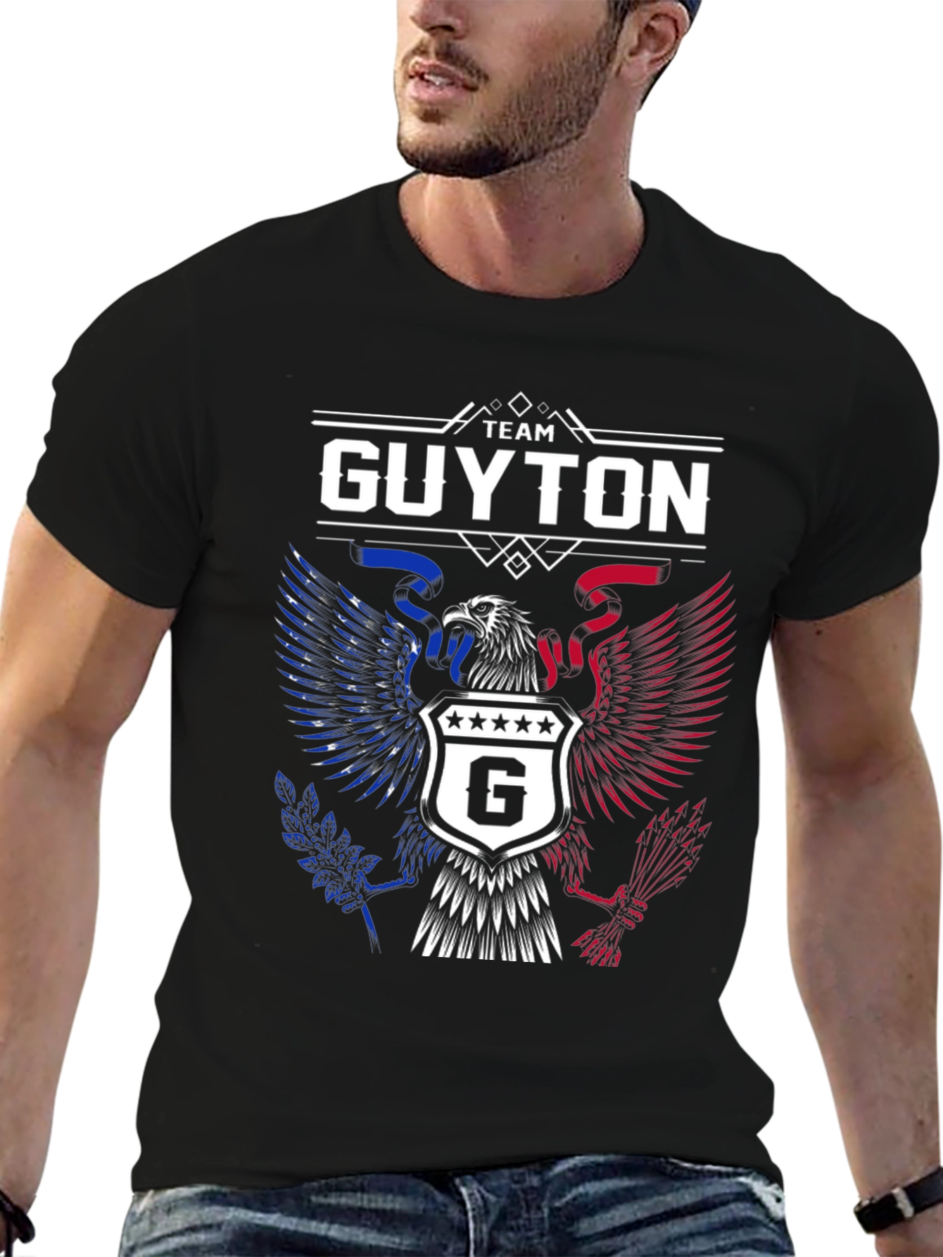 Team Guyton Eagle Crest Graphic T-Shirt