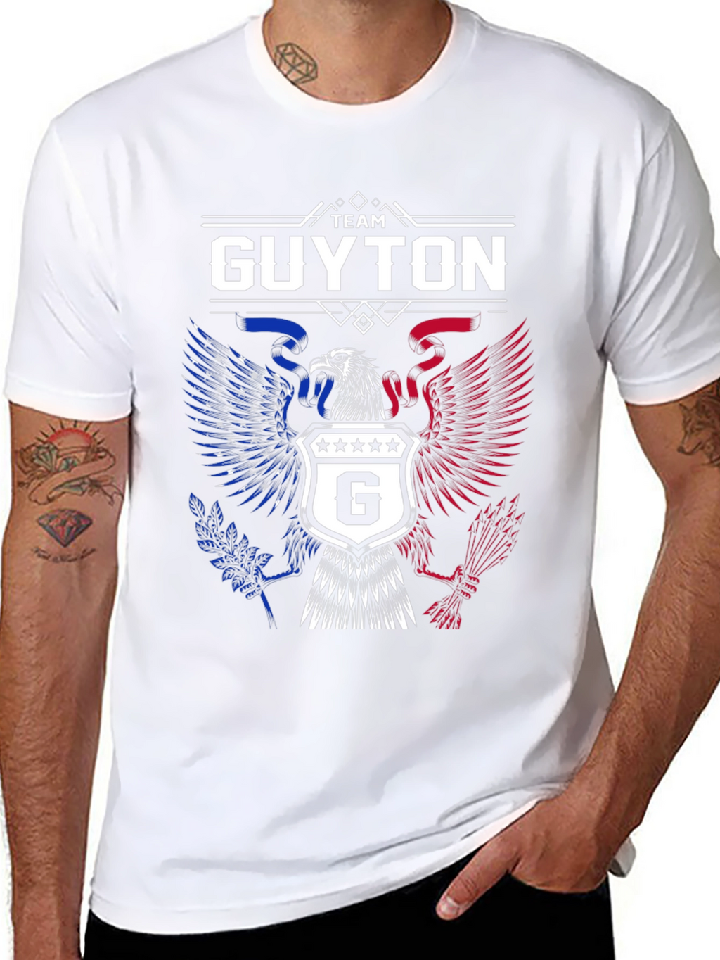 Team Guyton Eagle Crest Graphic T-Shirt