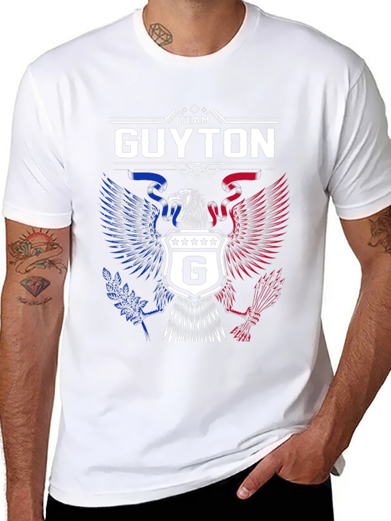 Team Guyton Eagle Crest Graphic T-Shirt