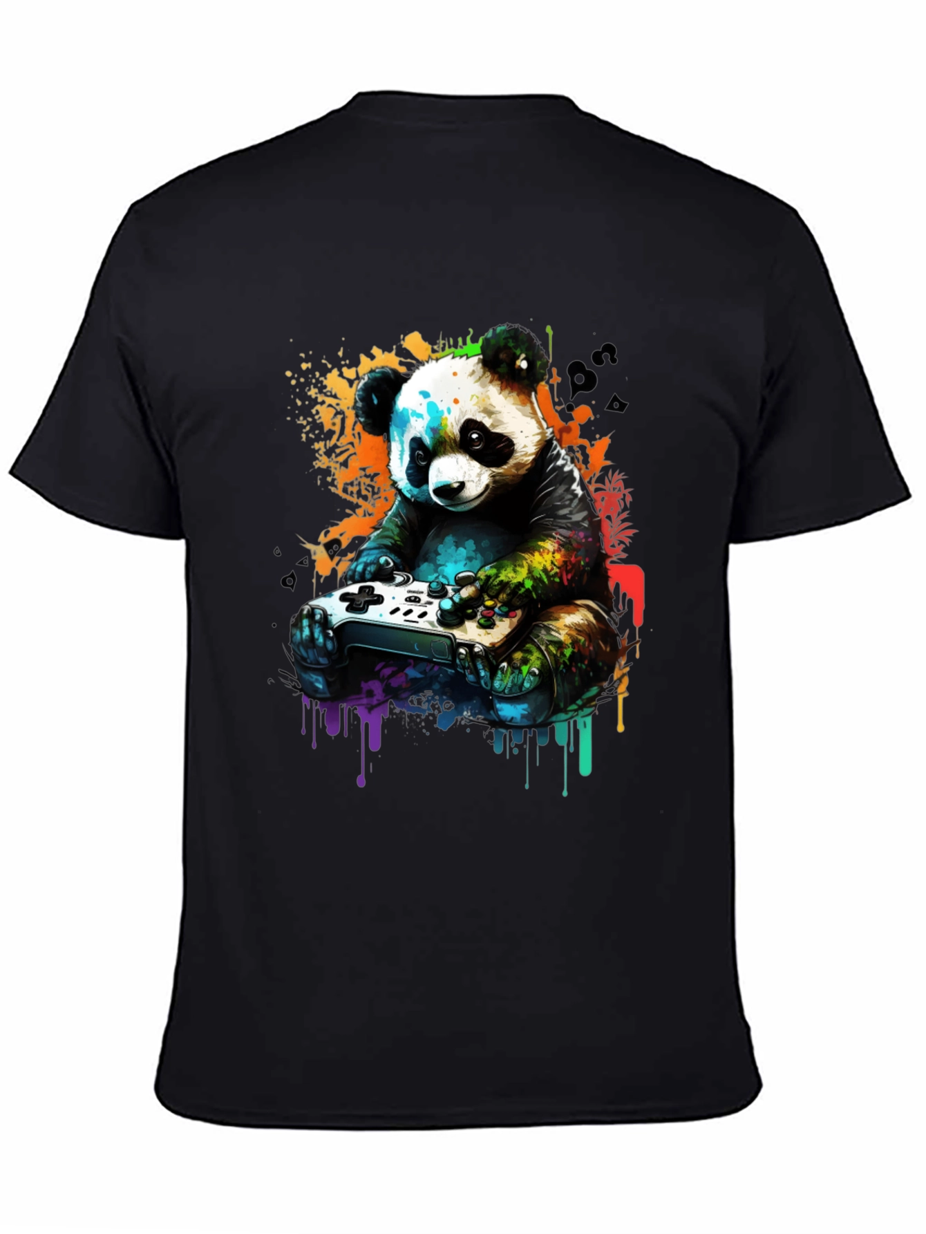 Gamer Panda Graphic Tee - Unique Design Comfortable Fit
