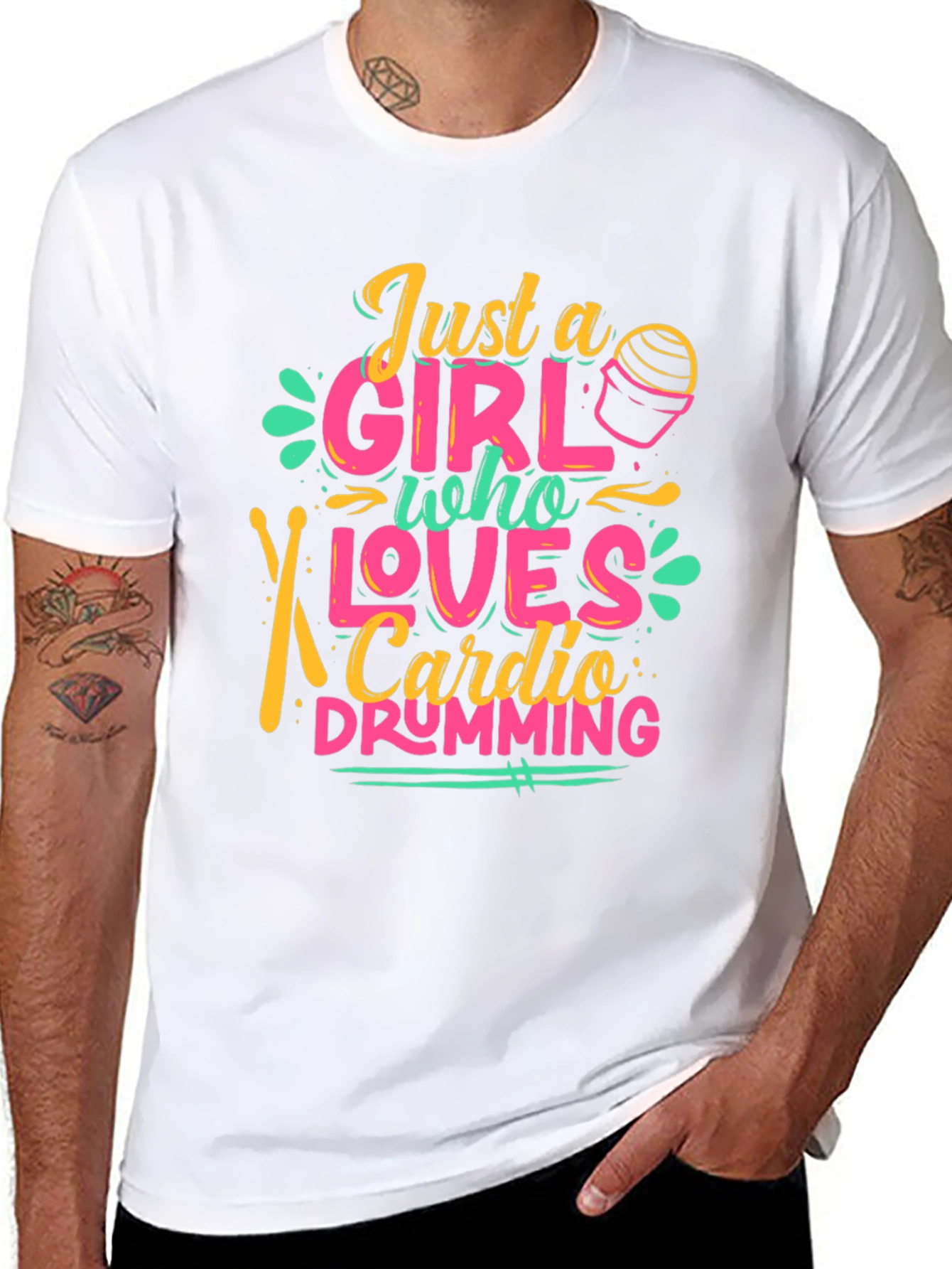 Just a Girl Who Loves Cardio Drumming T-Shirt