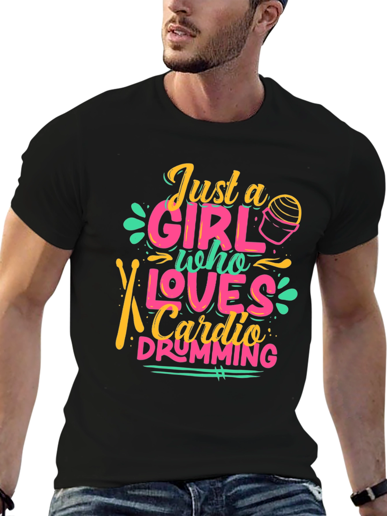 Just a Girl Who Loves Cardio Drumming T-Shirt