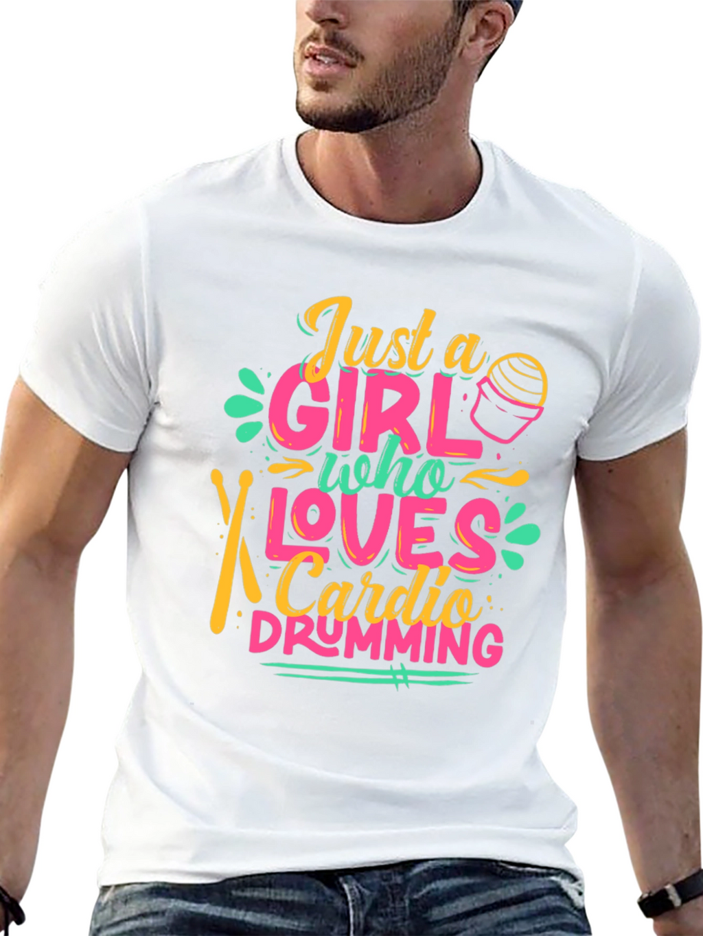 Just a Girl Who Loves Cardio Drumming T-Shirt