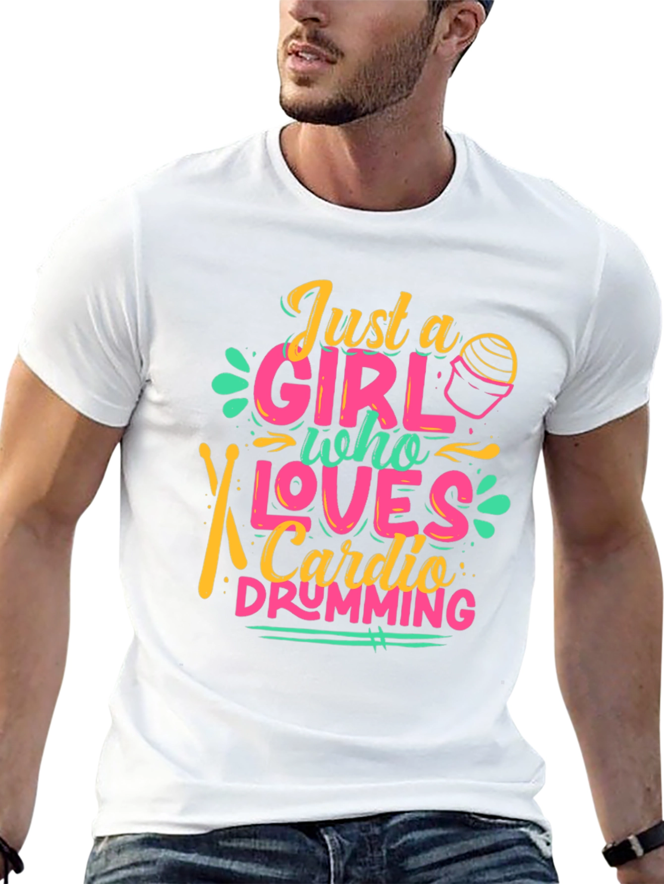 Just a Girl Who Loves Cardio Drumming T-Shirt