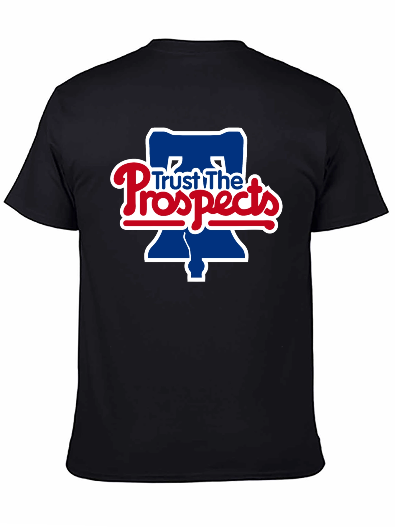 Trust The Prospects Phillies Baseball Black T-Shirt