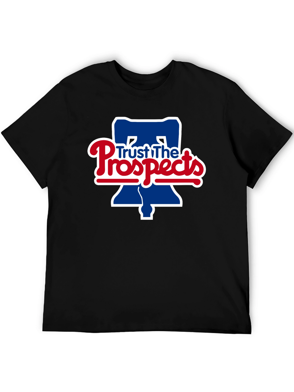 Trust The Prospects Phillies Baseball Black T-Shirt