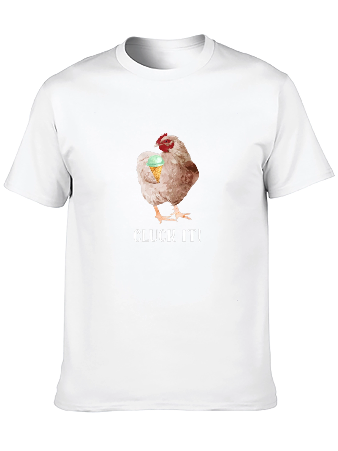 Cluck It! Chicken & Ice Cream Graphic Tee