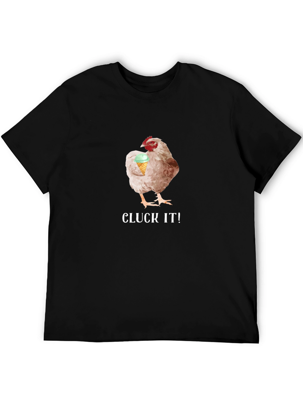 Cluck It! Chicken & Ice Cream Graphic Tee