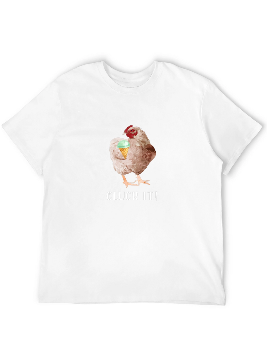 Cluck It! Chicken & Ice Cream Graphic Tee