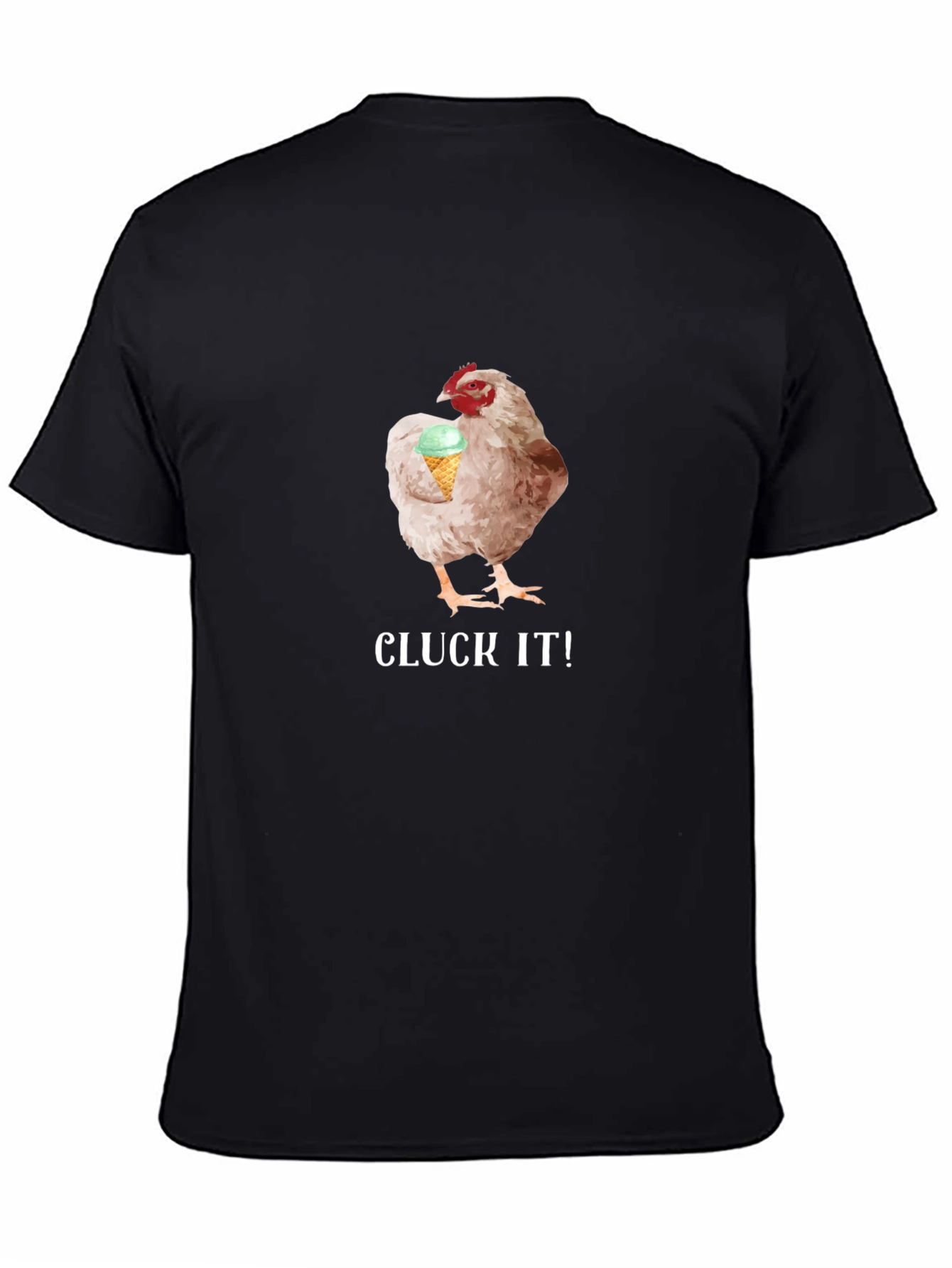 Cluck It! Chicken & Ice Cream Graphic Tee