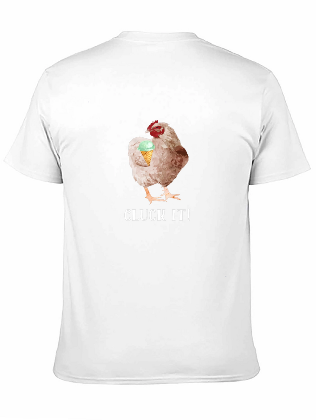 Cluck It! Chicken & Ice Cream Graphic Tee
