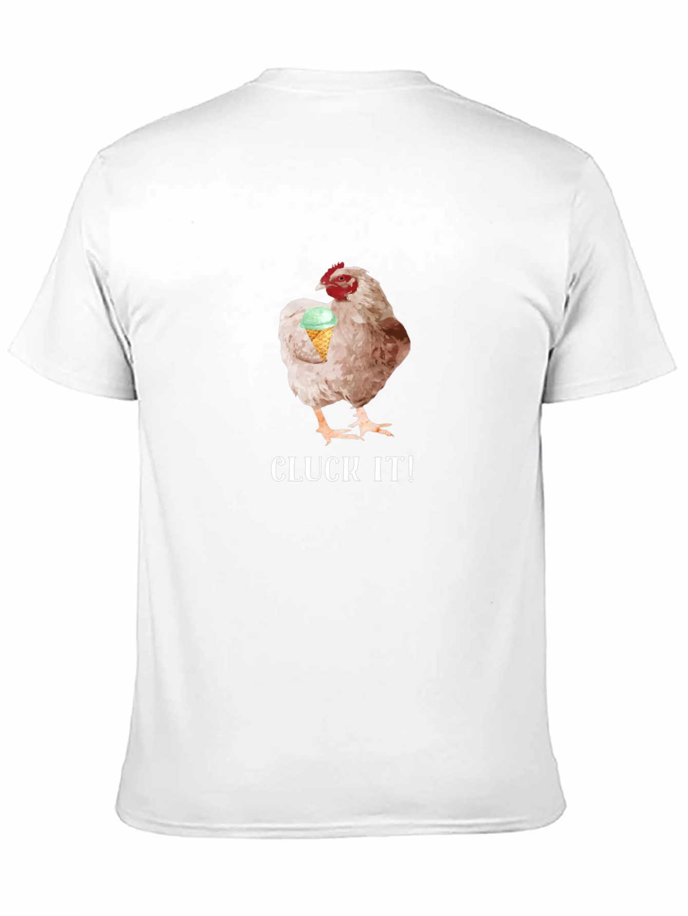 Cluck It! Chicken & Ice Cream Graphic Tee