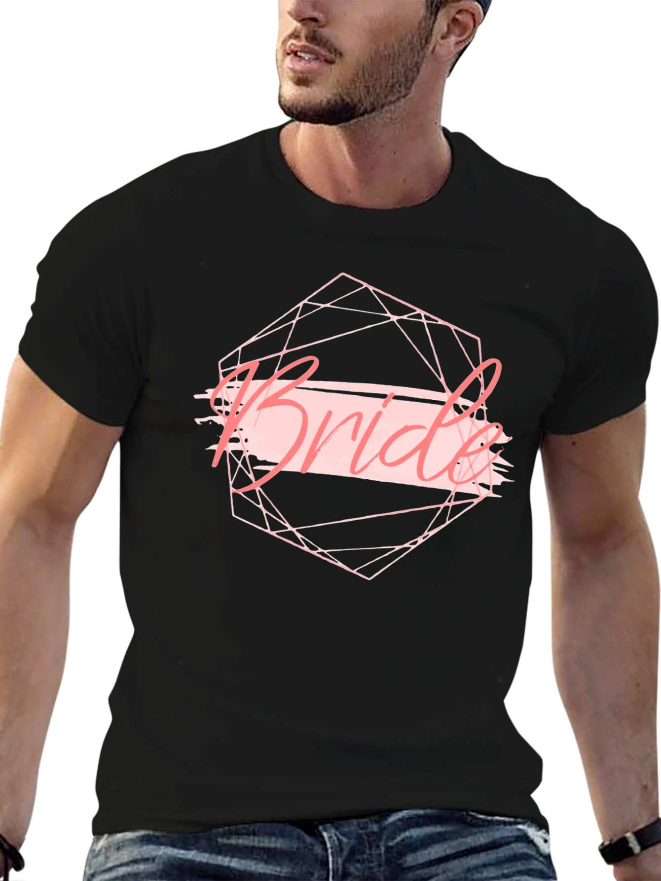Bride T-Shirt - Geometric Wedding Tee