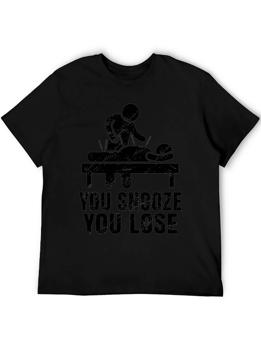 Acupuncture T-Shirt - You Snooze You Lose Funny Tee