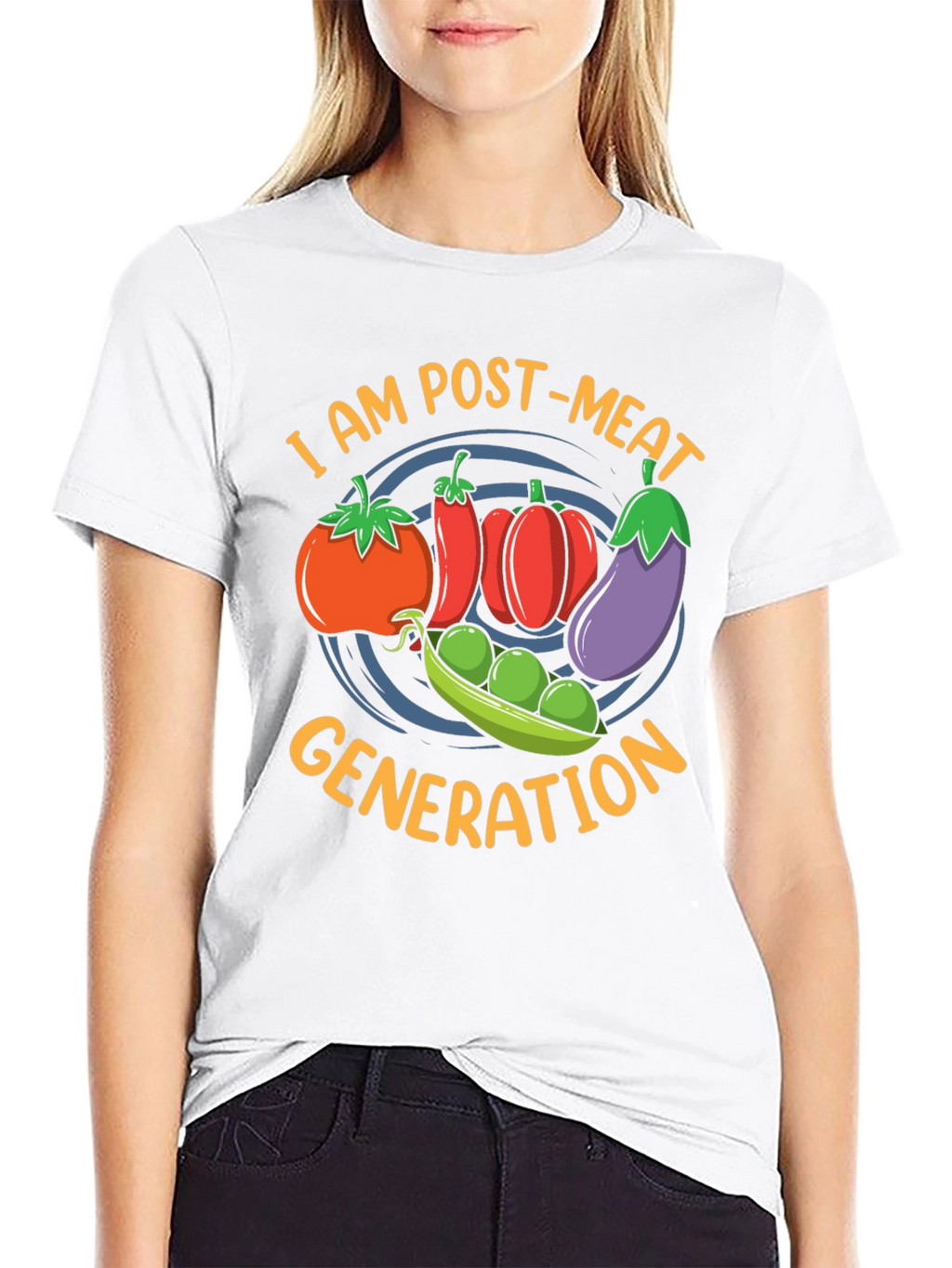 Vegan Post-Meat Generation Graphic Tee