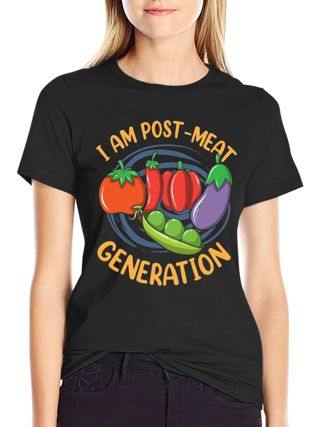 Vegan Post-Meat Generation Graphic Tee