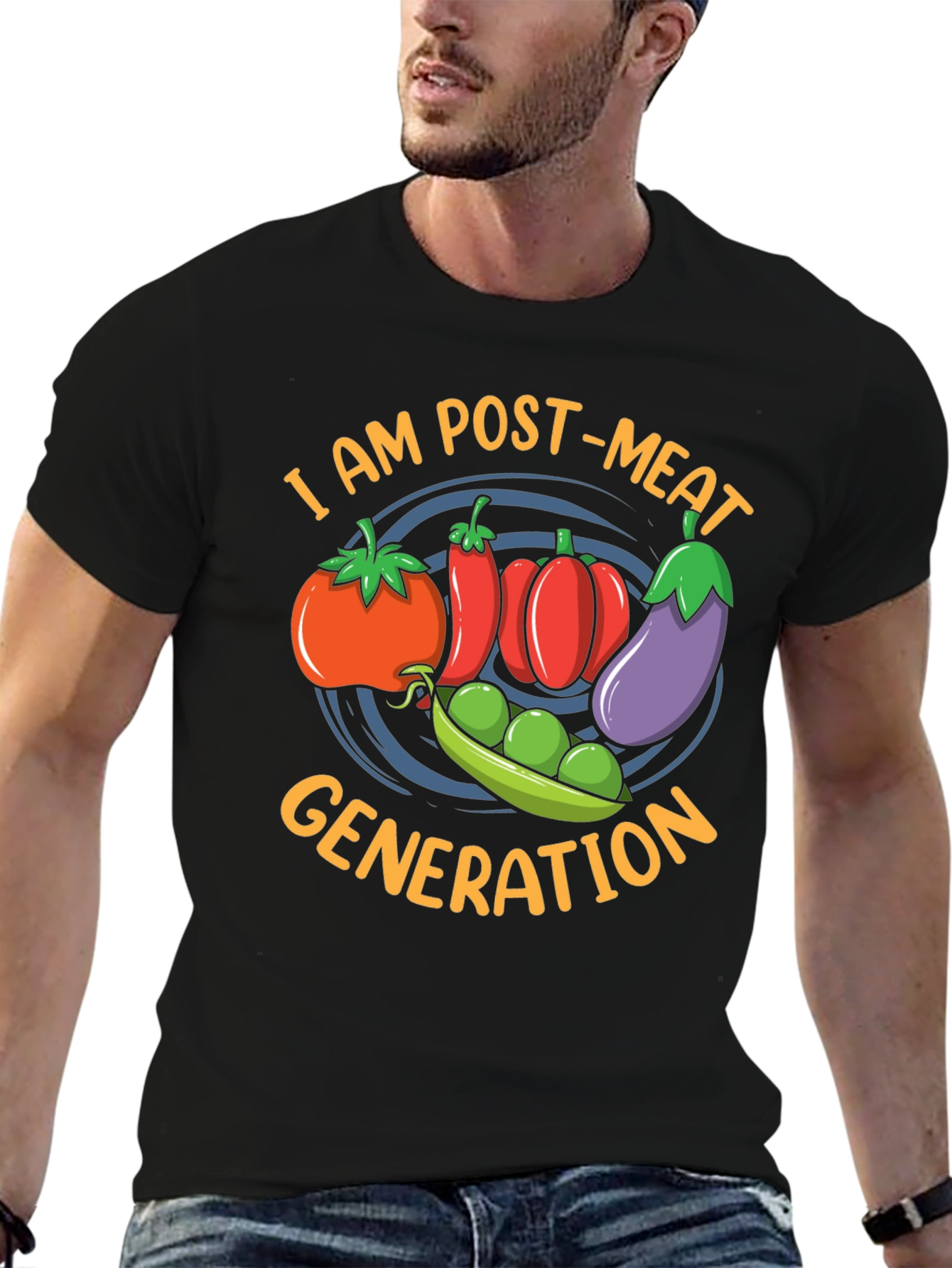 Vegan Post-Meat Generation Graphic Tee