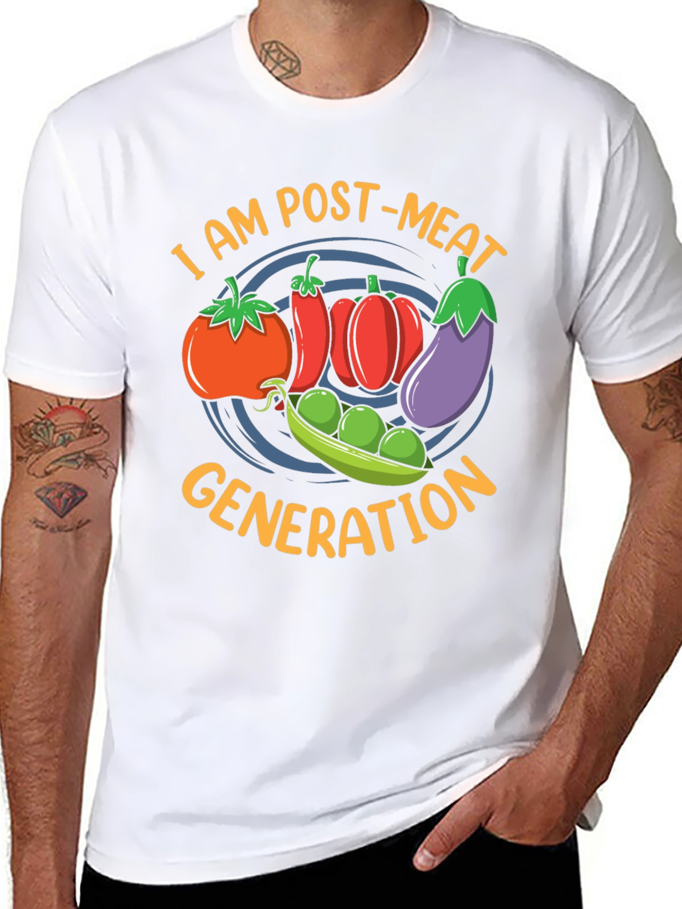 Vegan Post-Meat Generation Graphic Tee