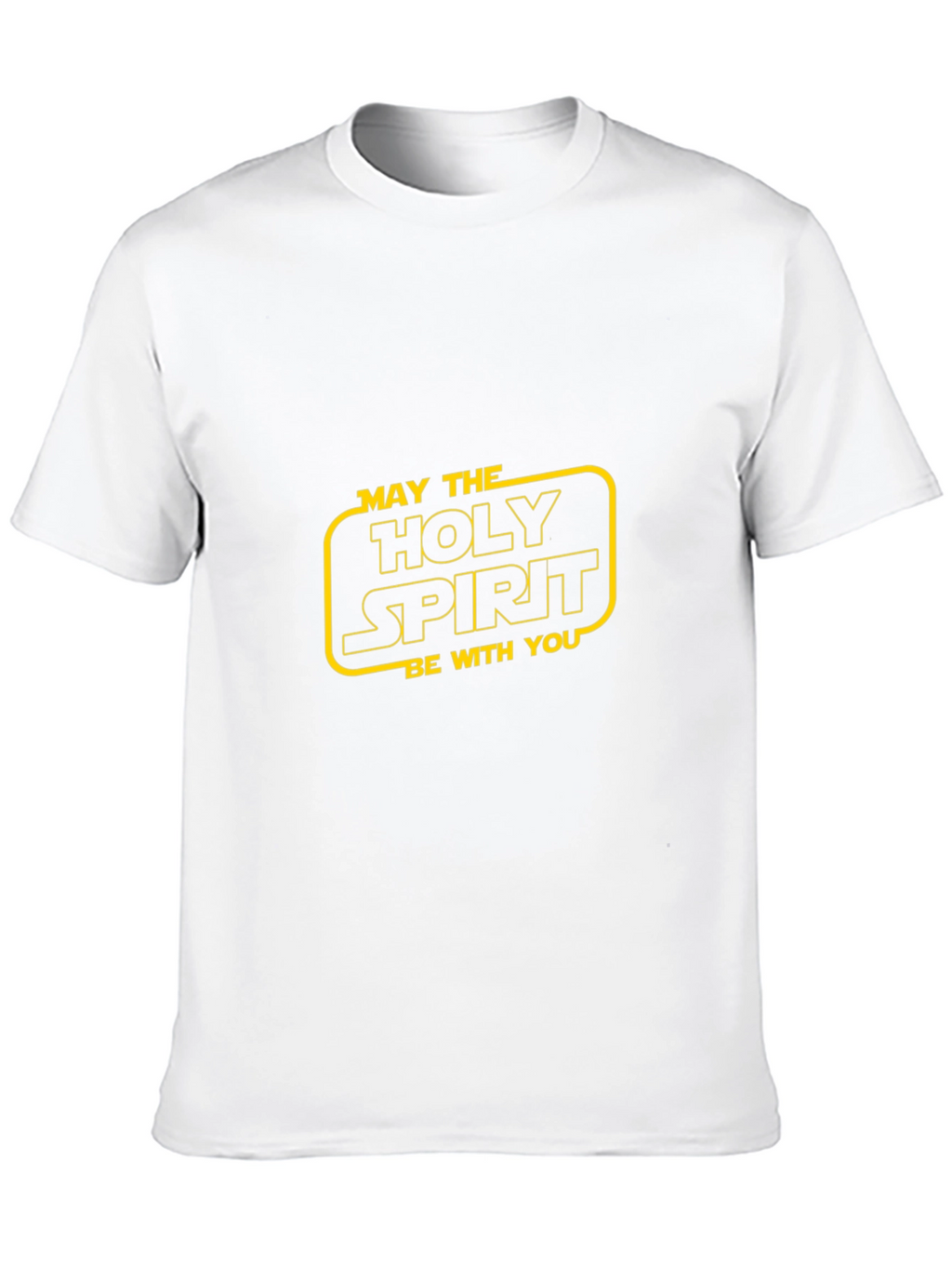 Holy Spirit Star Wars Style Black T-Shirt