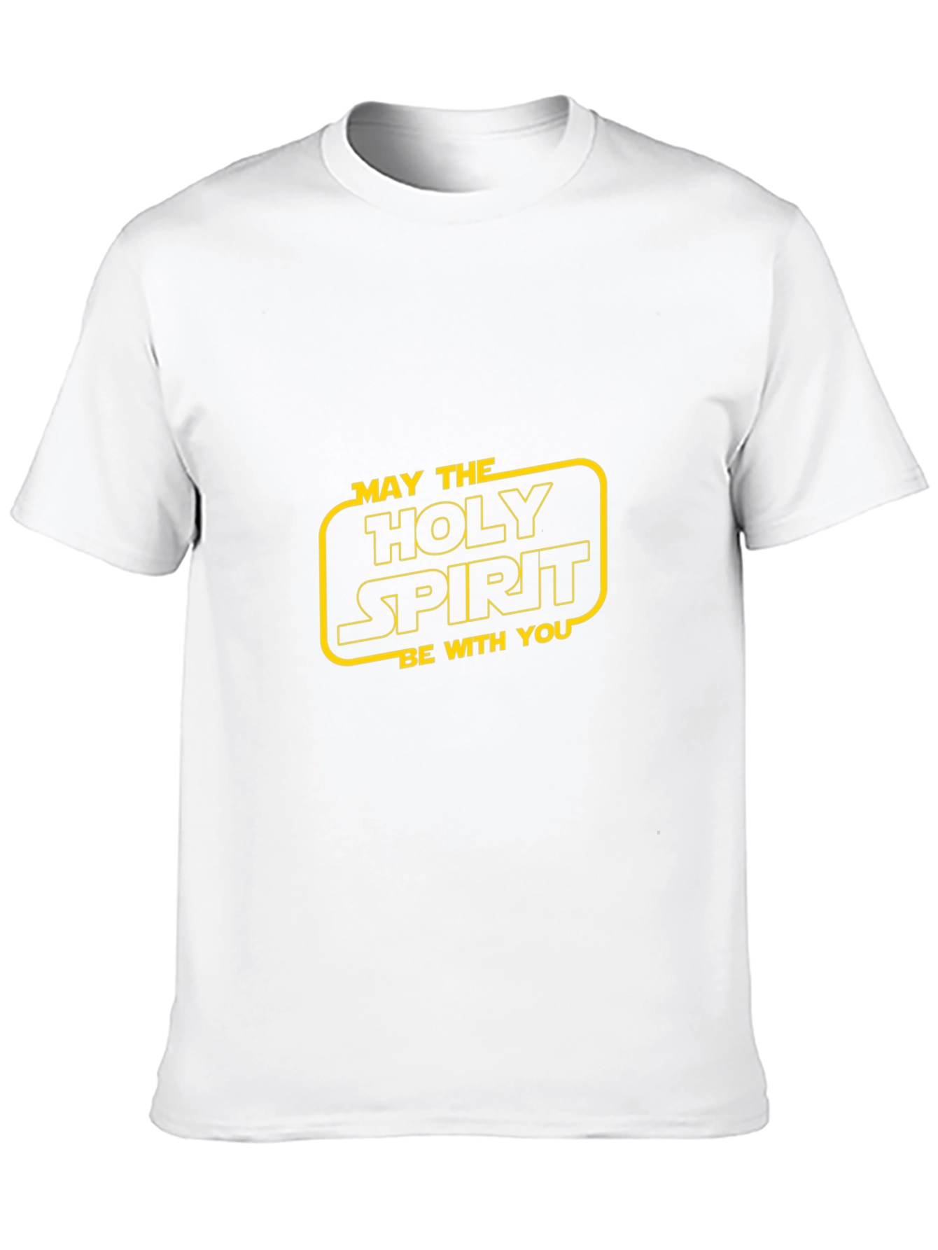 Holy Spirit Star Wars Style Black T-Shirt