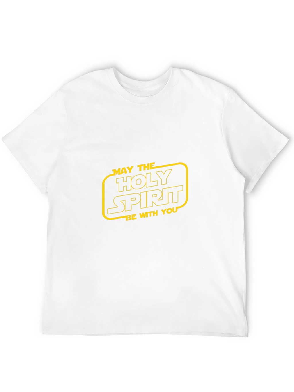Holy Spirit Star Wars Style Black T-Shirt