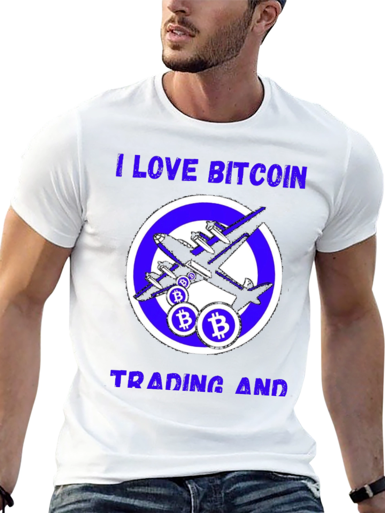 I Love Bitcoin Trading T-Shirt