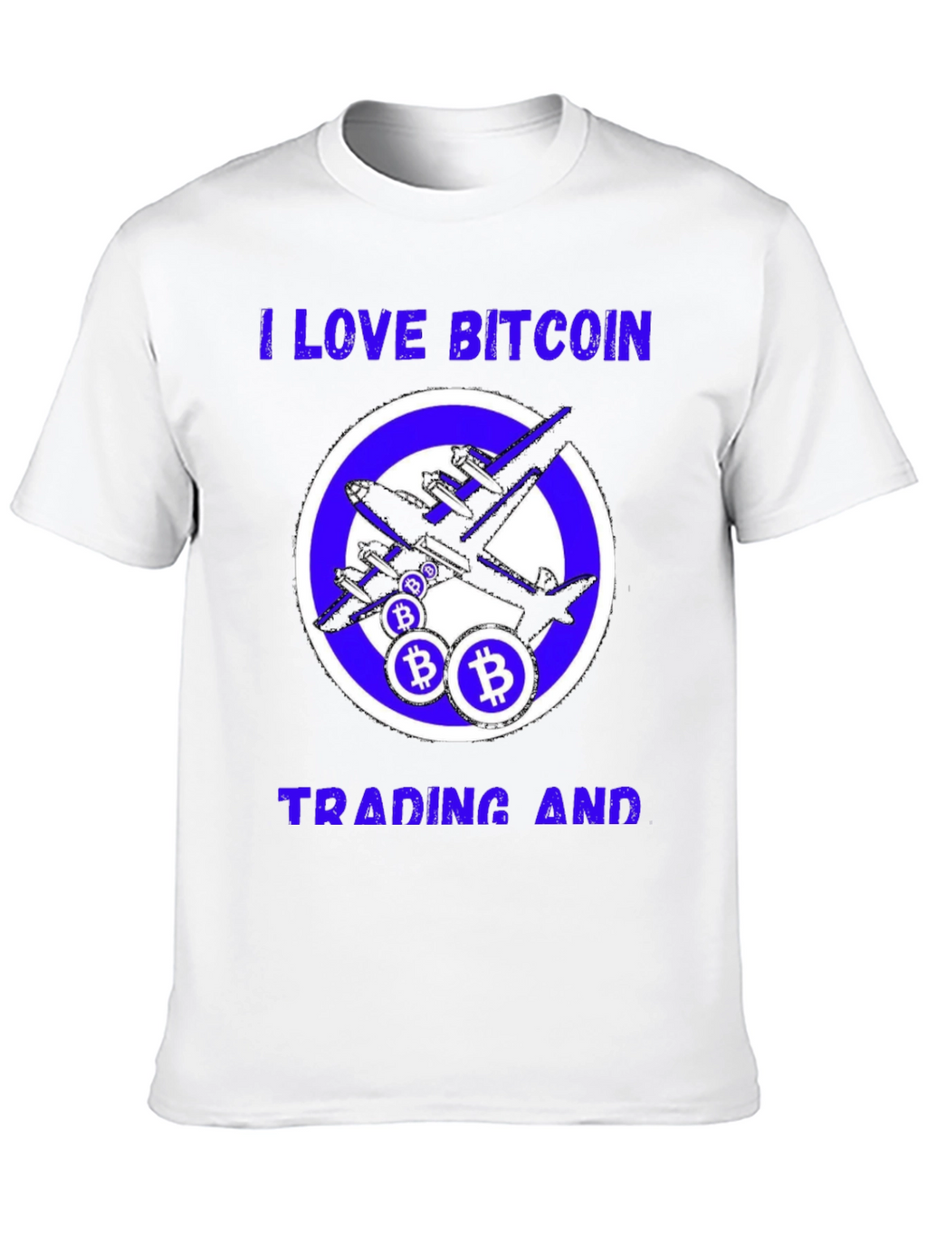 I Love Bitcoin Trading T-Shirt