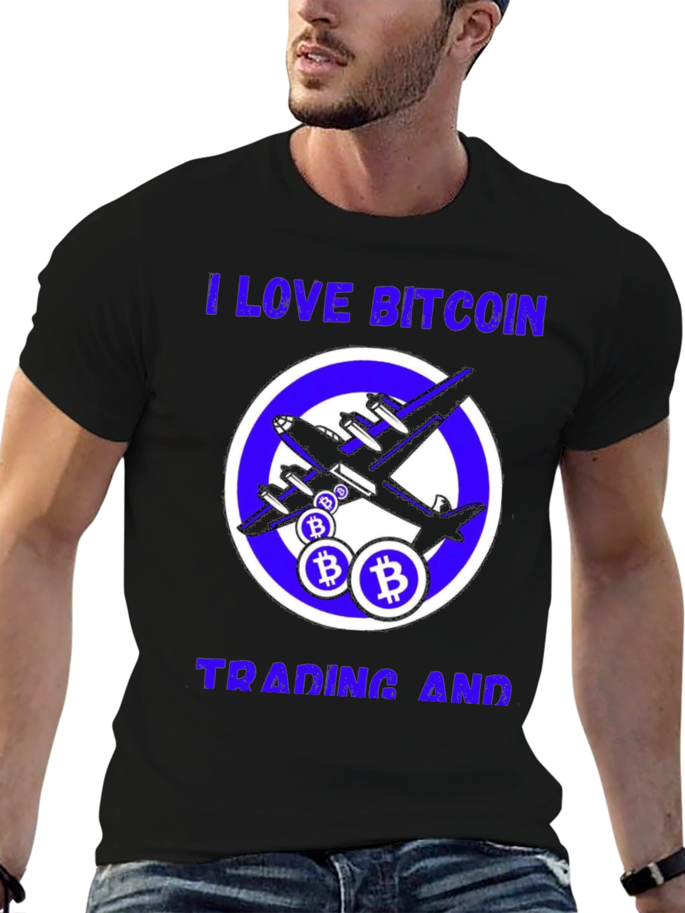 I Love Bitcoin Trading T-Shirt
