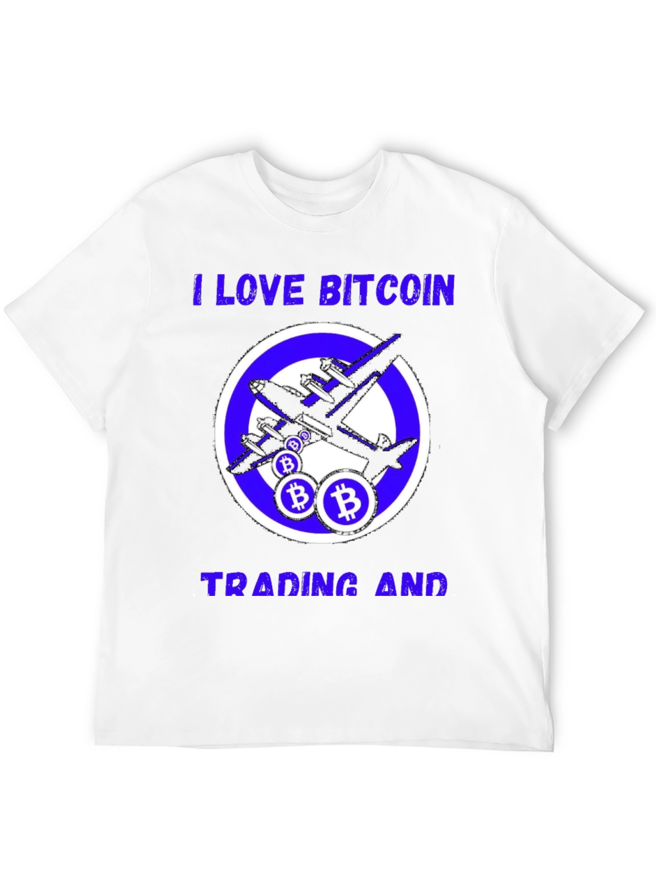 I Love Bitcoin Trading T-Shirt