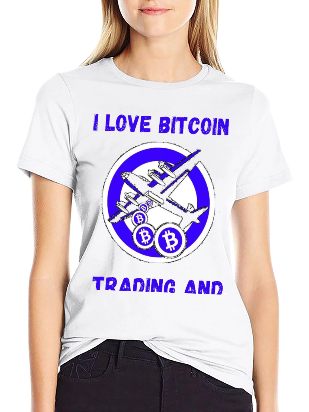 I Love Bitcoin Trading T-Shirt