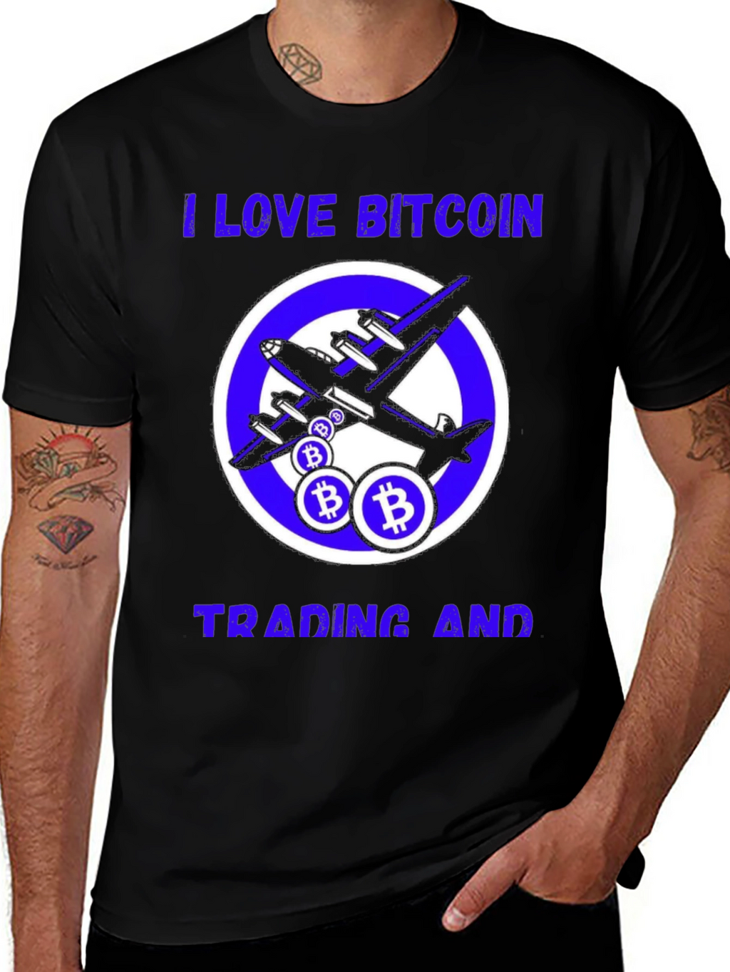 I Love Bitcoin Trading T-Shirt