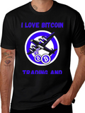 I Love Bitcoin Trading T-Shirt