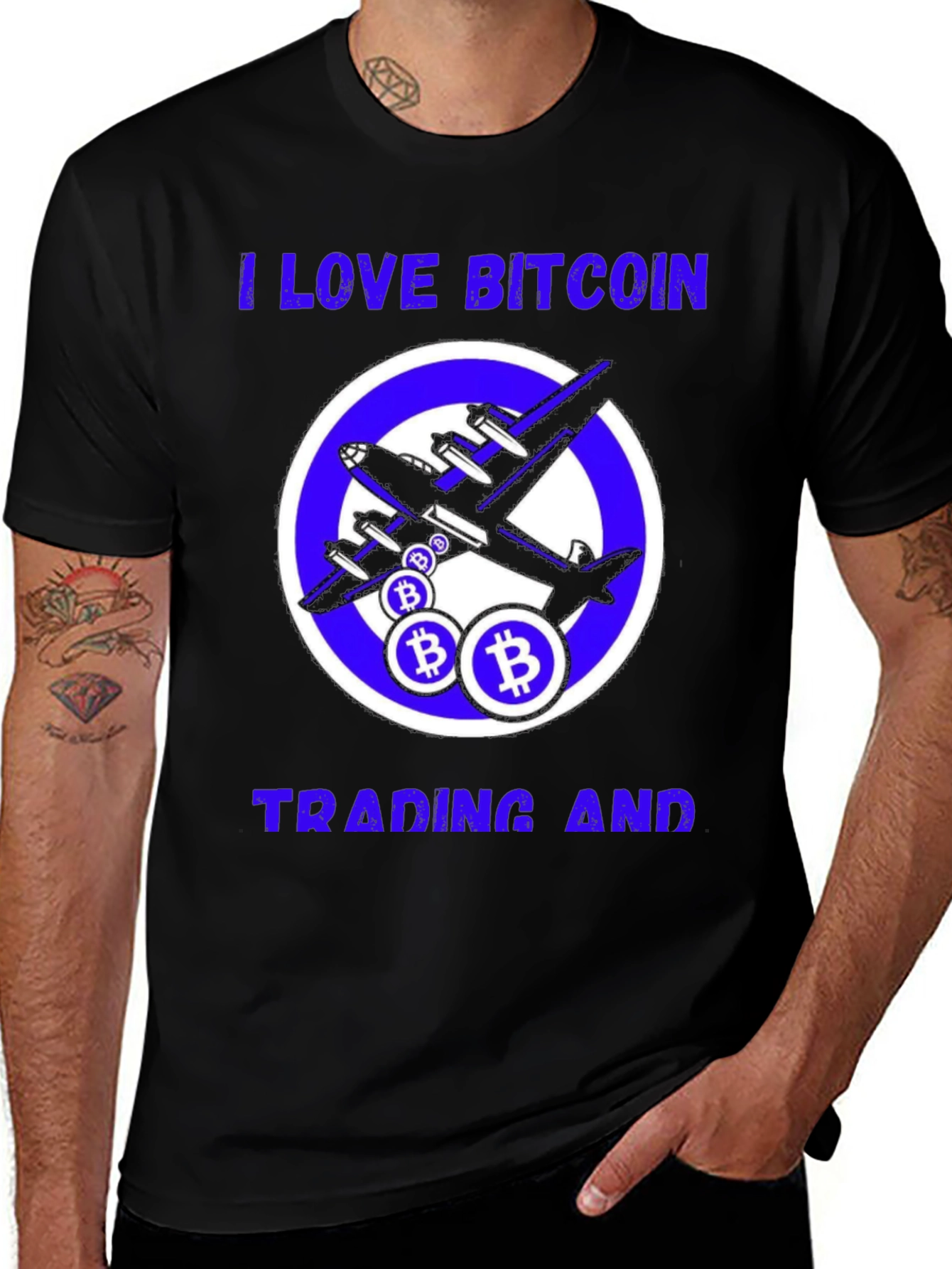 I Love Bitcoin Trading T-Shirt