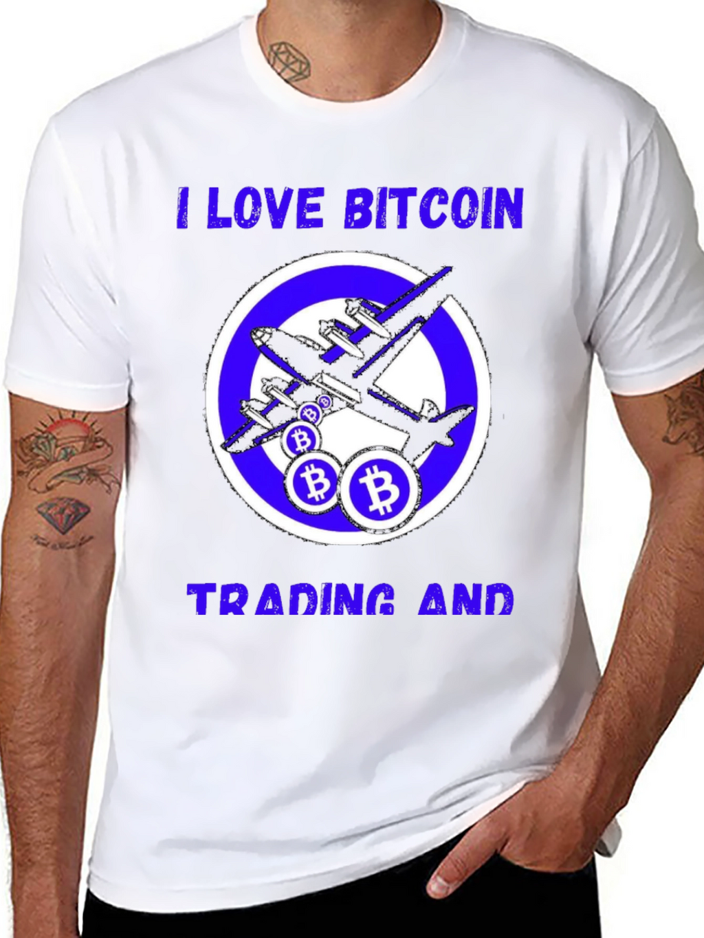 I Love Bitcoin Trading T-Shirt