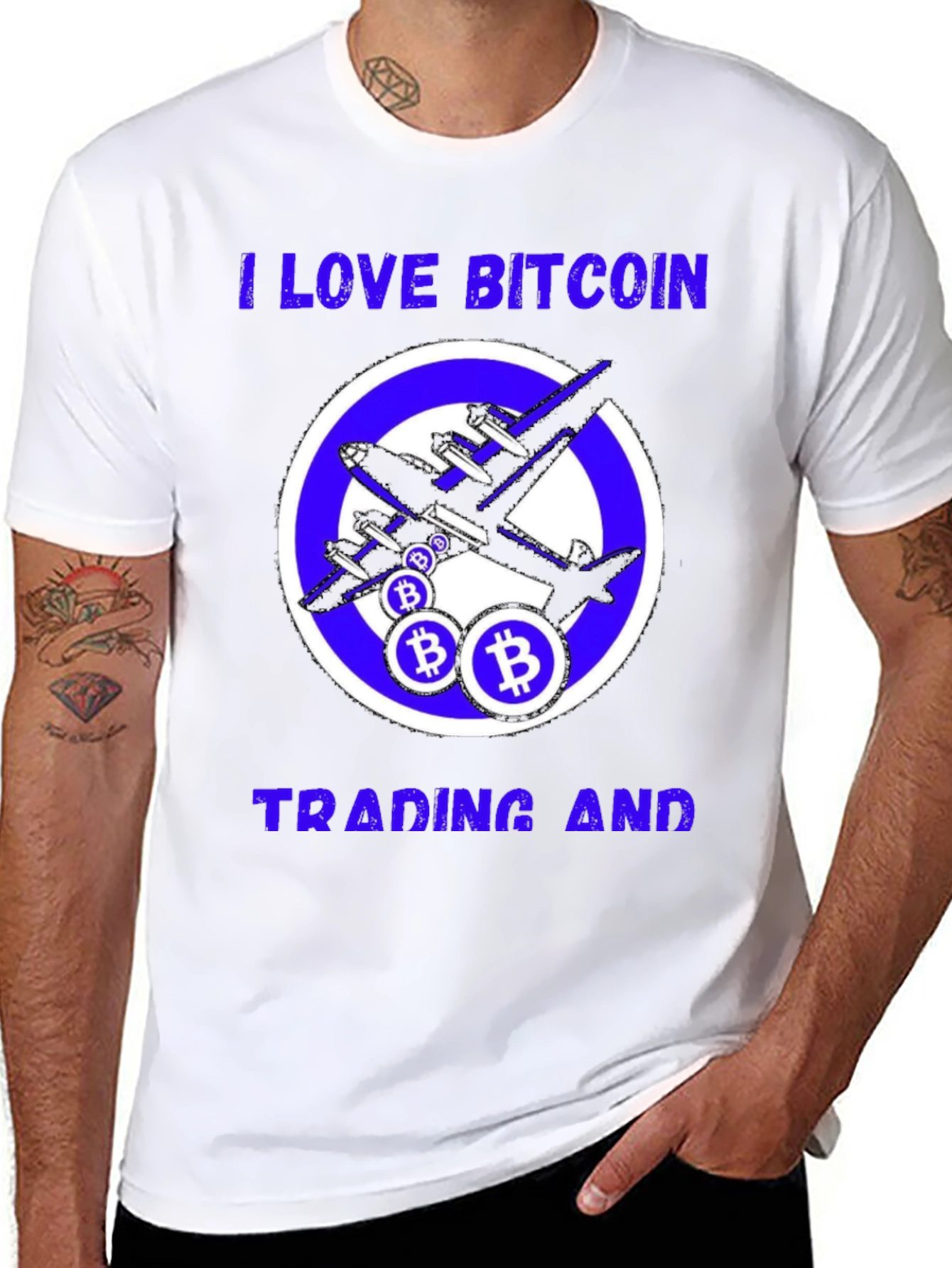 I Love Bitcoin Trading T-Shirt